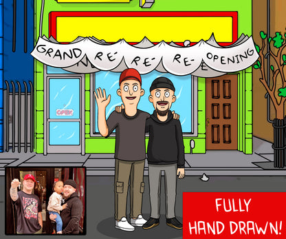 Bobs Burgers Hand Drawn Portrait