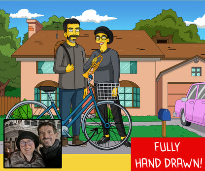 Simpsons Hand Drawn Portraits