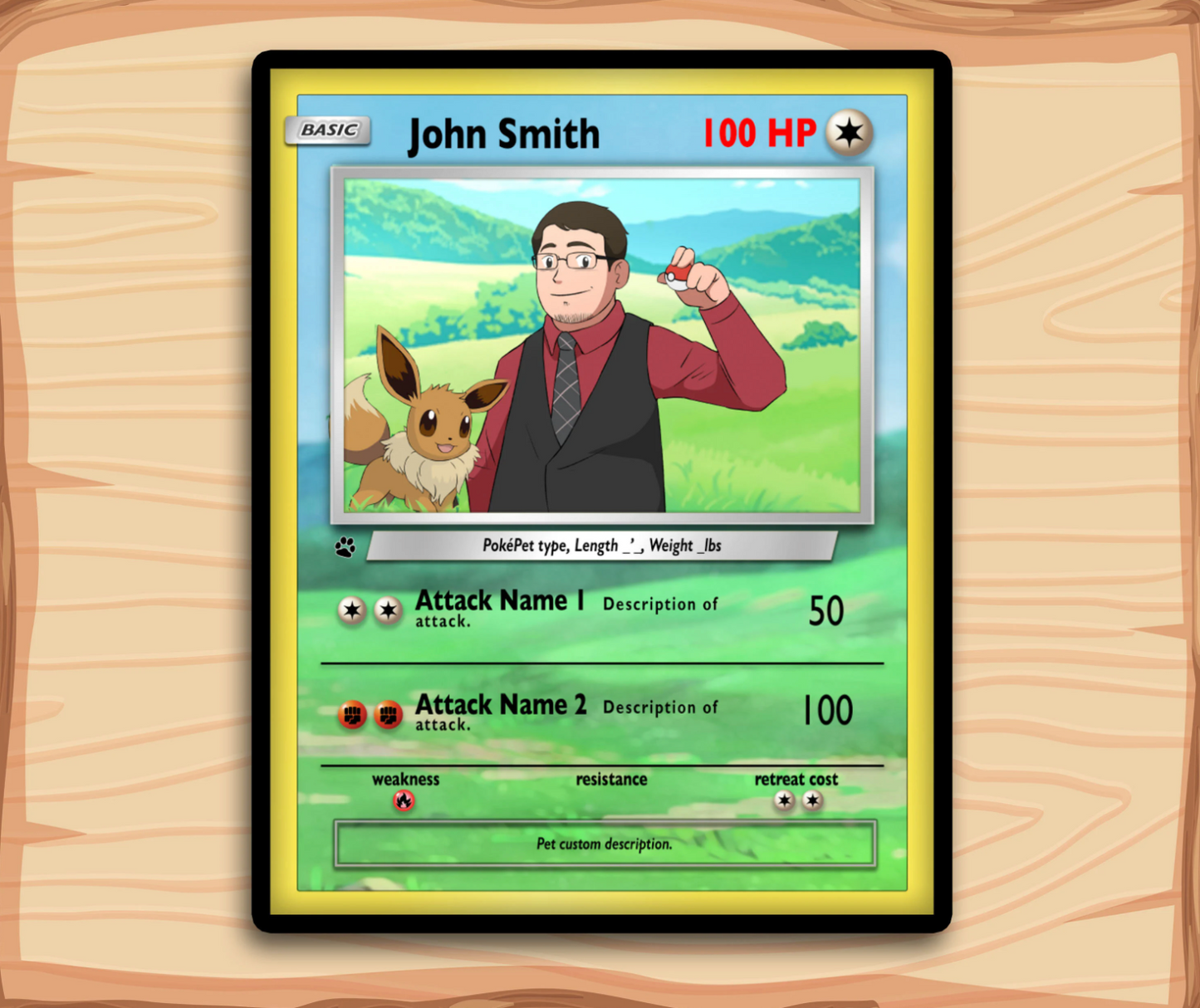 Pokemon Style Hand Drawn Portraits