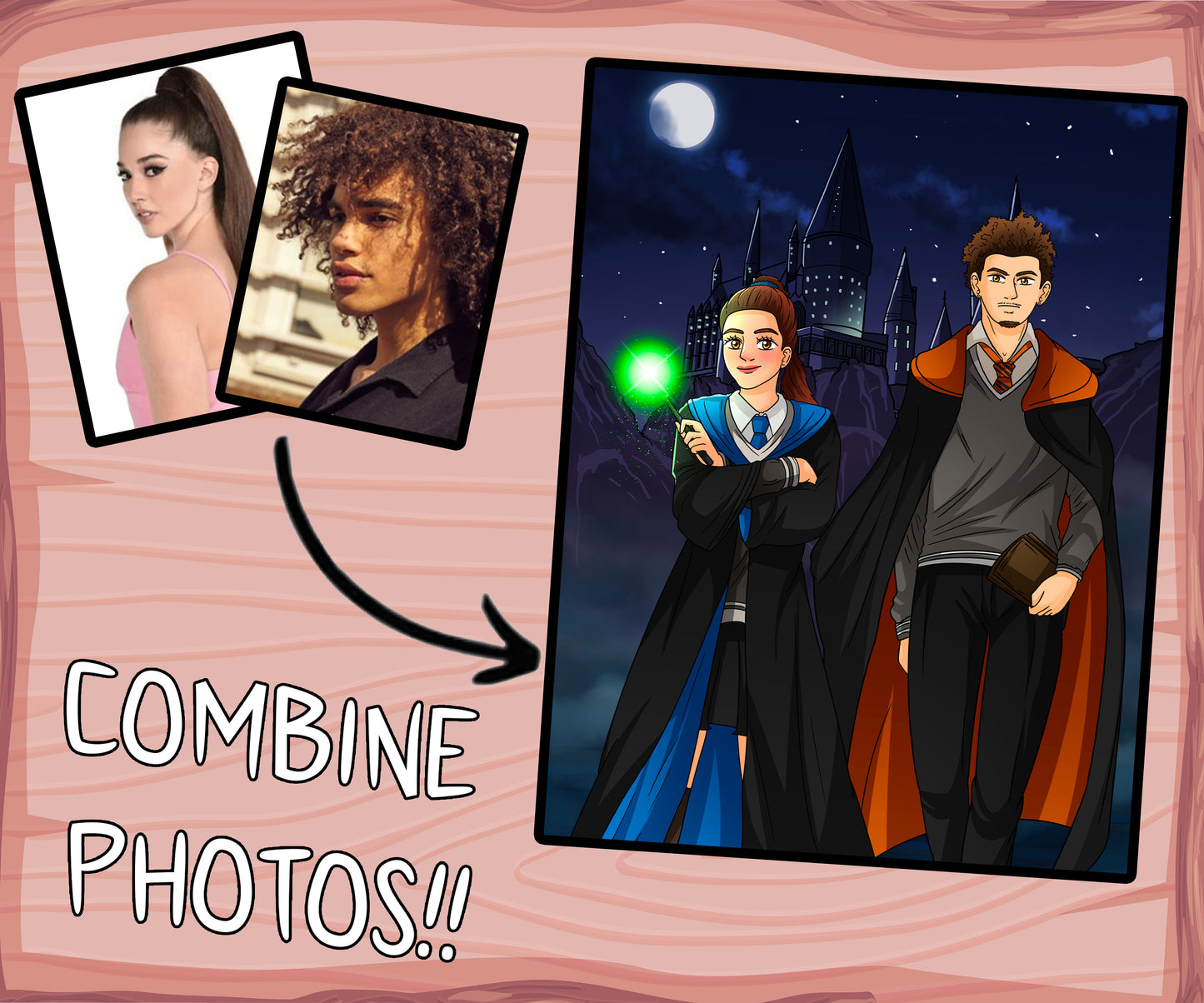 Harry-Potter Wizard Hand Drawn Portraits