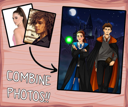 Harry-Potter Wizard Hand Drawn Portraits