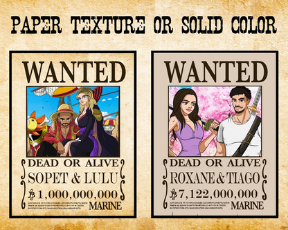 One-Piece Wanted Poster Portrait