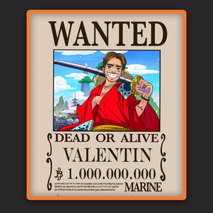 Affiche JCODE Anime One Piece Wanted Shanks Affiche Senegal