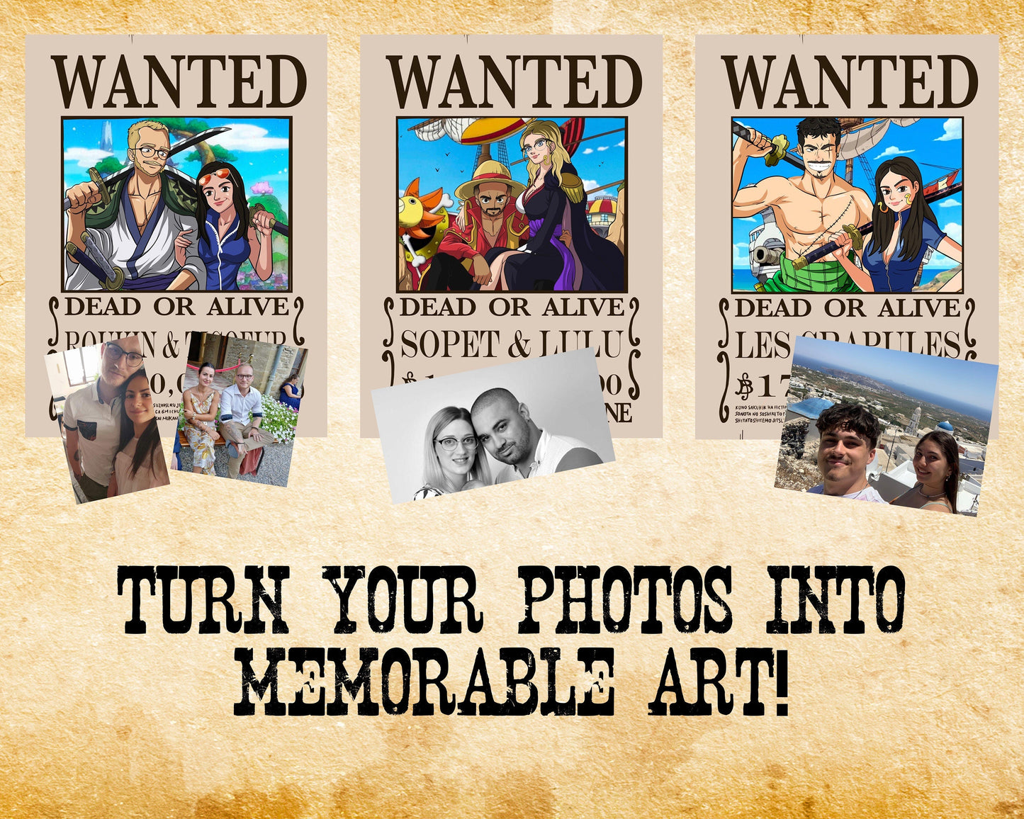 One-Piece Wanted Poster Portrait